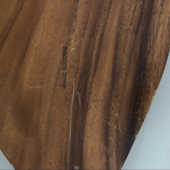 Vintage MonkeyPod Wood Tray Shell Inlay - Picture 4 of 7